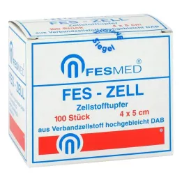 ZELLSTOFFTUPFER FES ZELL 4x5 cm hög, 100 st