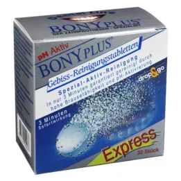 BONYPLUS Rengöringsbrustabletter, 32 st