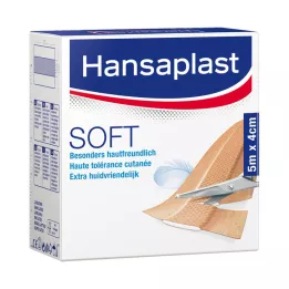 HANSAPLAST Mjuk gips 4 cmx5 m rulle, 1 st