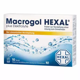 MACROGOL HEXAL plus elektrolyter Plv.z.H.e.L.z.E., 10 st
