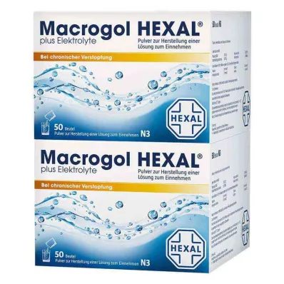 MACROGOL HEXAL plus elektrolyter Plv.z.H.e.L.z.E., 100 st MACROGOL HEXAL plus elektrolyter Plv.z.H.e.L.z.E., 100 st