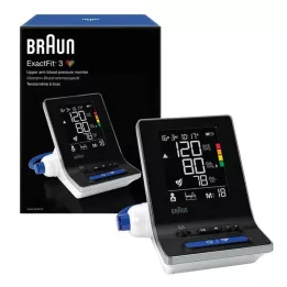 BRAUN BLUTDRUCKMESSGERÄT ExactFit3 Överarm BUA6150, 1 st