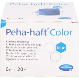 PEHA-fängelse Färgfixering Bind latexfri 6 cmx20 m blå, 1 st