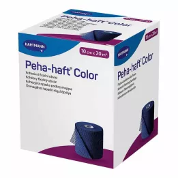 PEHA-HAFT Färgfixeringstejp latexfri 10 cm x 20 m blå, 1 st
