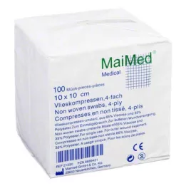 VLIESKOMPRESSEN 10x10 cm icke-steril, 100 st