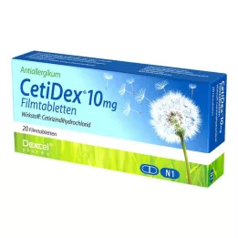 CETIDEX 10 mg filmdragerade tabletter, 20 st