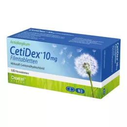 CETIDEX 10 mg filmdragerade tabletter, 100 st