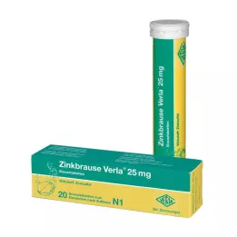ZINKBRAUSE Verla 25 mg brustabletter, 20 st