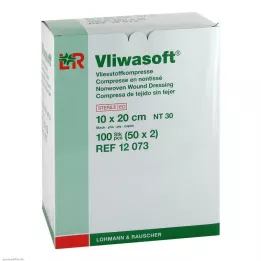 VLIWASOFT Nonwoven kompresser 10x20 cm steril 6l., 50X2 st