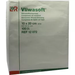 VLIWASOFT Nonwoven kompresser 10x20 cm icke-sterila 6l., 100 st