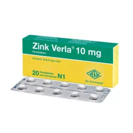ZINK VERLA 10 mg filmdragerade tabletter, 20 st