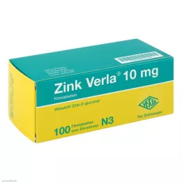 ZINK VERLA 10 mg filmdragerade tabletter, 100 st
