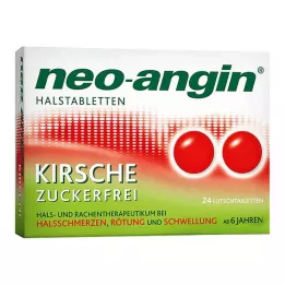 NEO-ANGIN Körsbärshalstabletter, 24 st