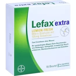 LEFAX Extra Lemon Fresh Mikro Granulat, 16 st