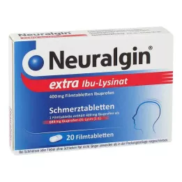 NEURALGIN extra Ibu-Lysinat filmdragerade tabletter, 20 st