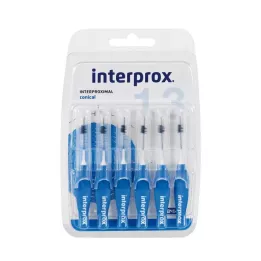 INTERPROX konisk blå interdentalborste Blis, 6 st