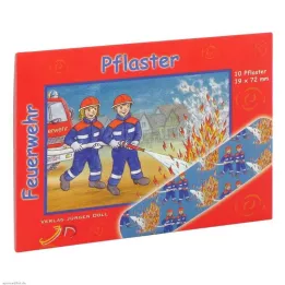 KINDERPFLASTER Brandkårsanteckningar, 10 st