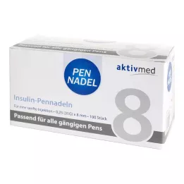 PEN-NADELN Universal 8 kanyler 0,26x8 mm, 100 st