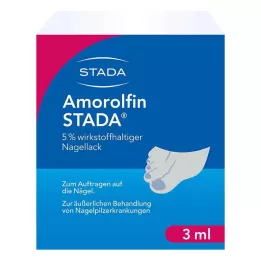 AMOROLFIN STADA 5% aktiv ingrediens nagellack, 3 ml