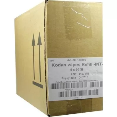 Kodan Wipes Refill Pack, 6x90 st