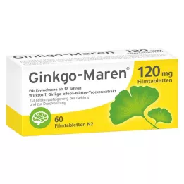 GINKGO-MAREN 120 mg filmdragerade tabletter, 60 st