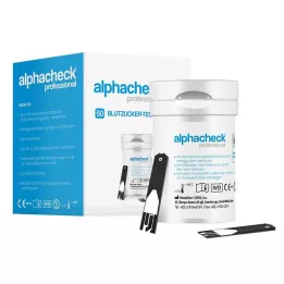 ALPHACHECK professionella blodsockertestremsor, 50 st