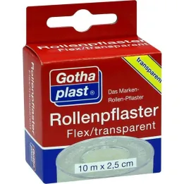 Gothaplast rullgips Flex trp.2,5 cm x 10 m, 1 st