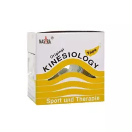 NASARA Kinesiologitejp 5 cmx5 m gul, 1 st