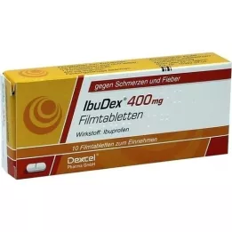 IBUDEX 400 mg filmbelagda tabletter, 10 st