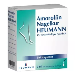 AMOROLFIN Nagelkur Heumann 5% wst.halt.nagellack, 3 ml