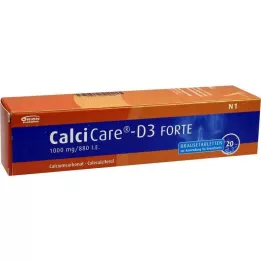 CALCICARE D3 forte brustabletter, 20 st