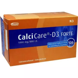 CALCICARE D3 forte brustabletter, 120 st
