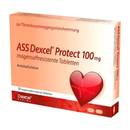 ASS Dexcel Protect 100 mg magsäcksresistenta tabletter, 50 st