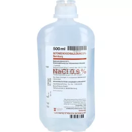 ISOTONISCHE Saltlösning 0,9 % Bernburg Inf.-L.PE, 10X500 ml
