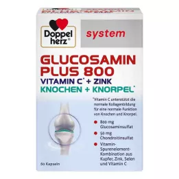 DOPPELHERZ Glucosamine Plus 800 systemkapslar, 60 st