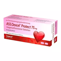 ASS Dexcel Protect 75 mg magsäcksresistenta tabletter, 50 st