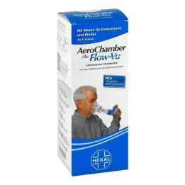 AEROCHAMBER med mask för vuxna och barn från 5 år blå, 1 st