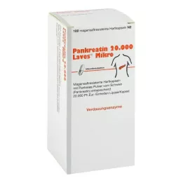 PANKREATIN 20 000 Laves Micro gastroresistenta hårda kapslar, 100 st