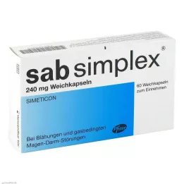 SAB simplex 240 mg mjuka kapslar, 60 st
