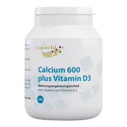 CALCIUM 600 plus D3 tabletter, 60 st