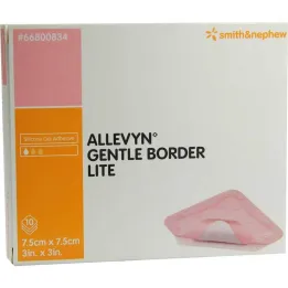 Allevyn Gentle Border Lite 7,5x7,5 cm skumbandage, 10 st