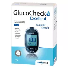 GLUCOCHECK Utmärkt blodsockermätare set mg/dl, 1 st