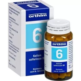 BIOCHEMIE Orthim 6 kaliumsulfuricum D 6 tabletter, 100 st