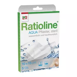 RATIOLINE aqua duschgips Plus 10x15 cm steril, 5 st