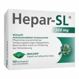 HEPAR-SL 320 mg hårda kapslar, 100 st
