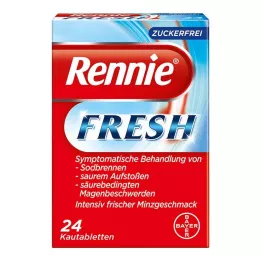 RENNIE FRESH Tuggtabletter, 24 st