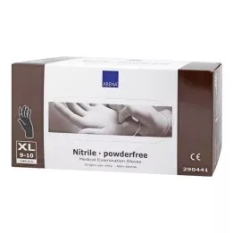 NITRIL Handskar puderfria x-large svarta, 180 |2| stycken |2|