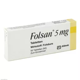 FOLSAN 5 mg tabletter, 50 st