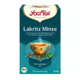 YOGI TEA Lakritsmynta organiska filterpåsar, 17X1,8 g