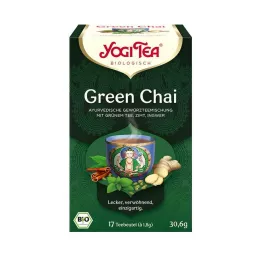 YOGI TEA Green Chai Organic Filter Bags, 17X1,8 g